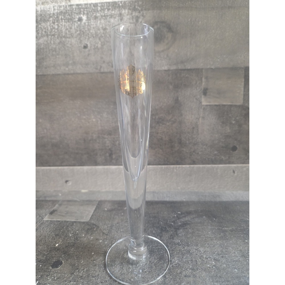 Smirnoff Logo Vodka Branded Tall Stemmed Flute Skinny Shot Glass